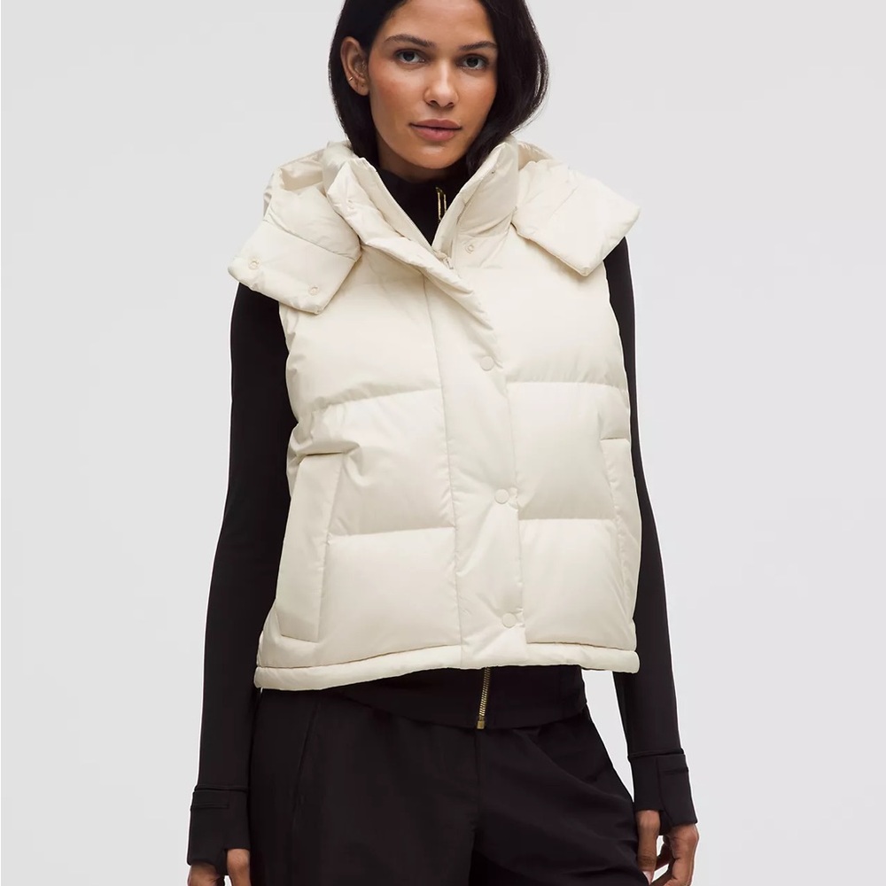 Lululemon Athletica Ivory Puffer Vest